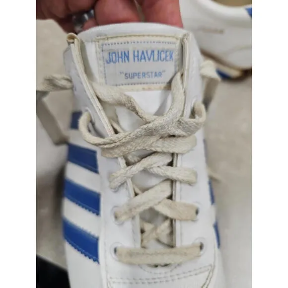 Vintage SuperStar John Havlicek Pro Model Basketball Shoes Sz 9 Super Clean Rare