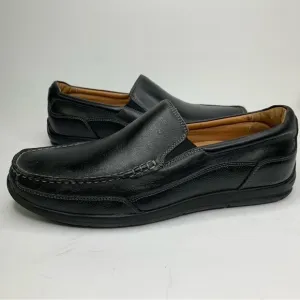 Vionic Black Genuine Leather Cushioned Footbed Comfort Loafer SZ. 10.5 SALE SALE