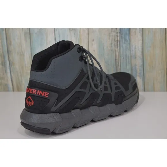 Wolverine Rev DuraShocks CarbonMax Toe Men's Size 10 Boots Black W211018