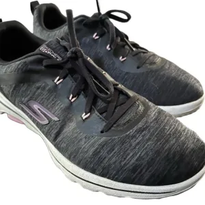 Women's‎ Skechers Go Golf Walk 5 Golf Shoes - Black/Pink Size 8