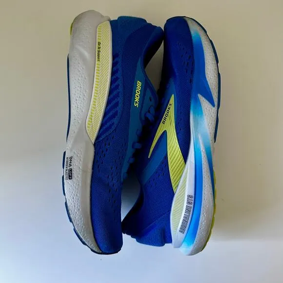 WORN ONCE Men’s 10 Brooks Adrenaline GTS 24 Blue Running Shoes