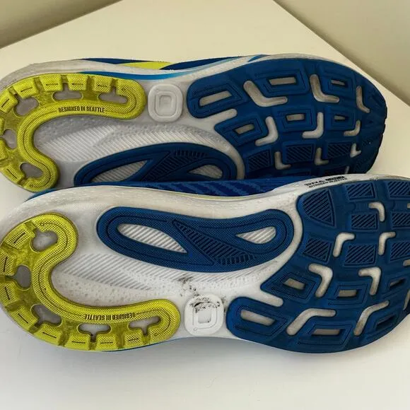 WORN ONCE Men’s 10 Brooks Adrenaline GTS 24 Blue Running Shoes