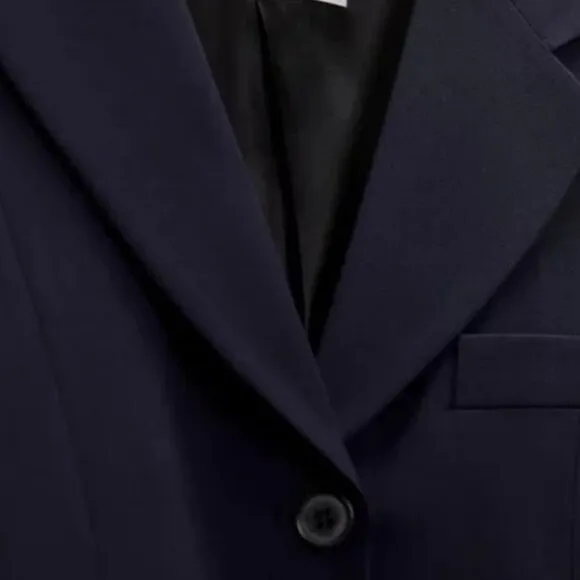 Zara Tailored Wool Blend  Blazer